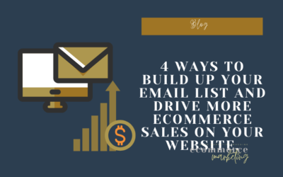 4 Ways to build up your email list and drive more eCommerce sales on your website.