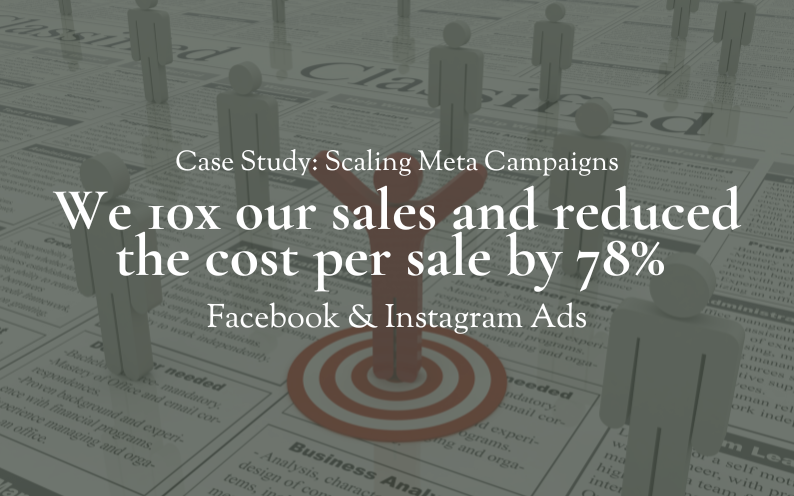 Meta Ads Case Study: 10x Higher ROAS and Reduce Cost Per Conversion by 78%