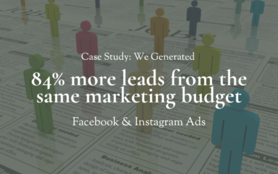 Meta Ads Case Study: How We Generated 84% More Leads from Their Facebook Ads Budget