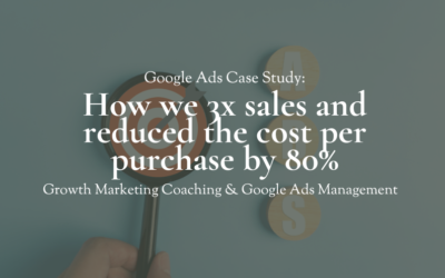 Google Ads Case Study: How We Generated 3x More Sales, Improved profit & generated 80% more sales from their Google Ads budget