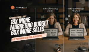 Pinterest case study 18x more marketing budget 65x more sales